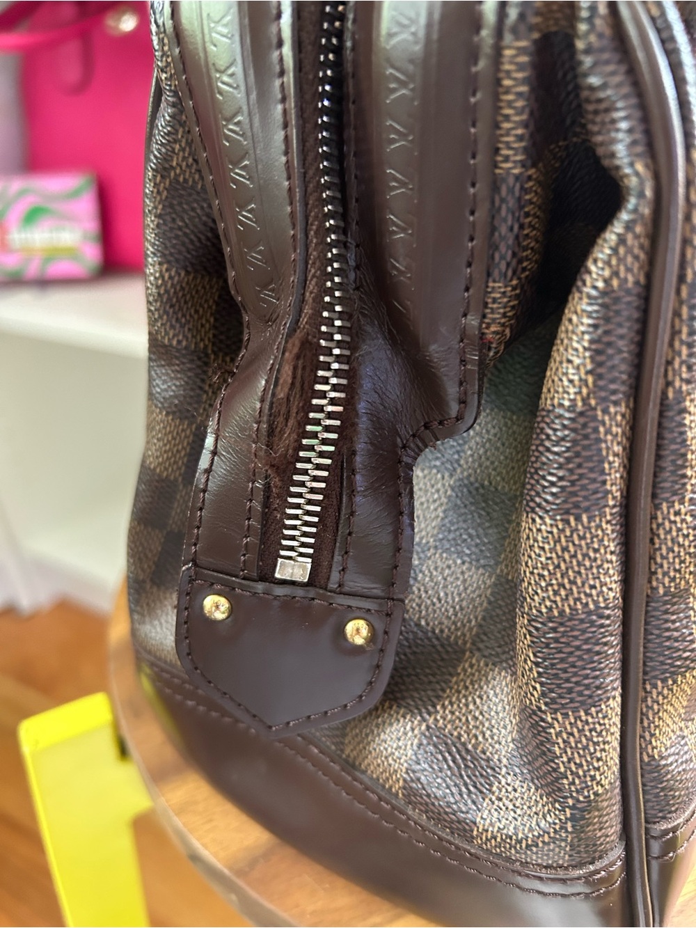 Louis Vuitton Damier Knightsbridge Bag - Needs Repair - Picture 7 of 12